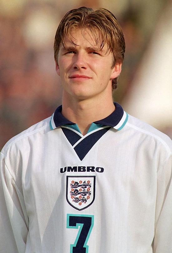 Galã, Beckham começou a despertar os interesses da mídia em meados de 1996.