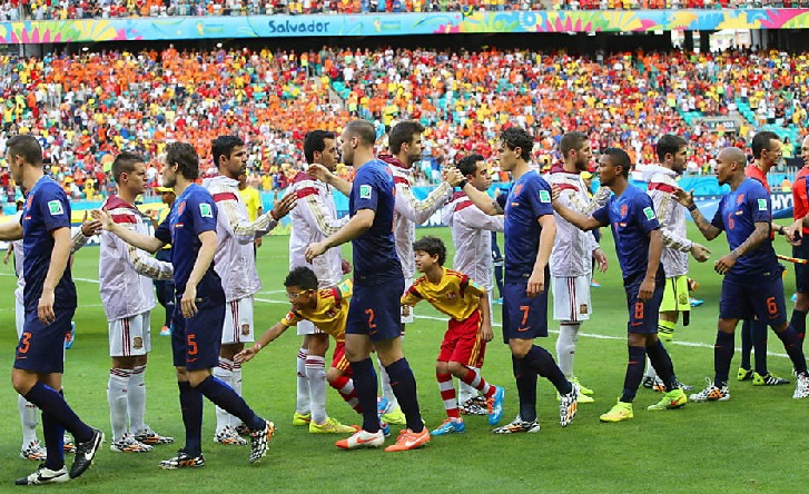 Espanha 1x5 Holanda 2014