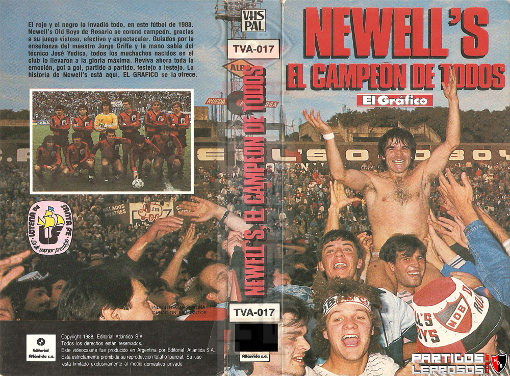 VHS El Grafico - Newell's El Campeon de Todos (1988)