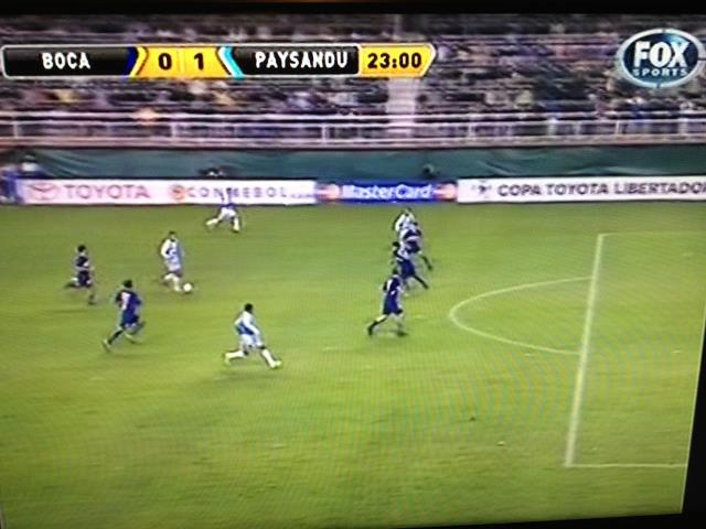 Não é truque nem montagem: o placar mostra mesmo Boca 0x1 Paysandu!