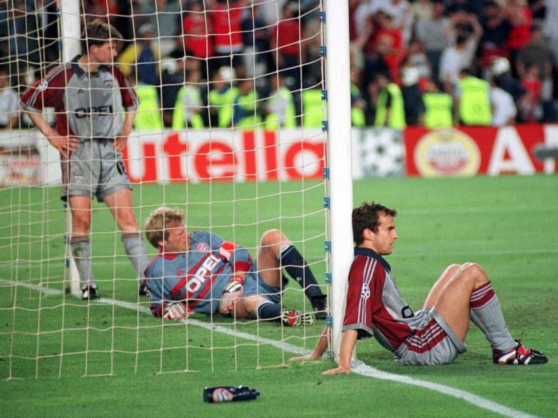 Desolados, jogadores do Bayern não acreditavam no que tinha acabado de acontecer.