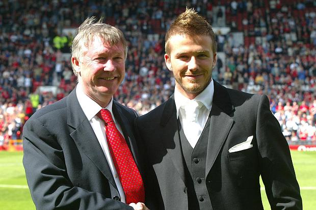Ferguson e Beckham: atritos provocaram a saída do jogador em 2003.