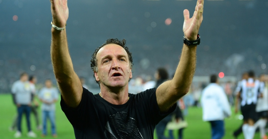 O técnico Cuca: imortal do Galo.