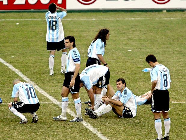 ... E decepção argentina.