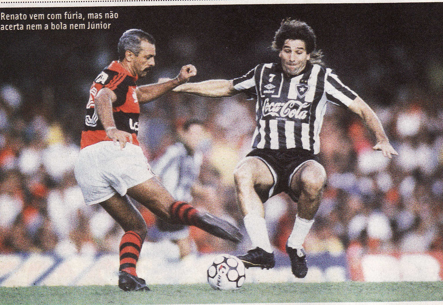 Contra o Botafogo, Júnior humilhou Renato Gaúcho com dois cortes sensacionais.