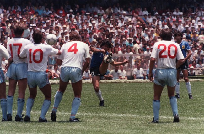 Argentina 2x1 Inglaterra 1986