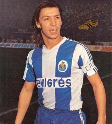 Fernando Gomes, maior artilheiro da história do Porto.
