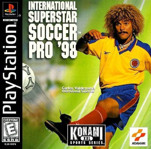 Valderrama foi capa do game ISS Pro ´98...
