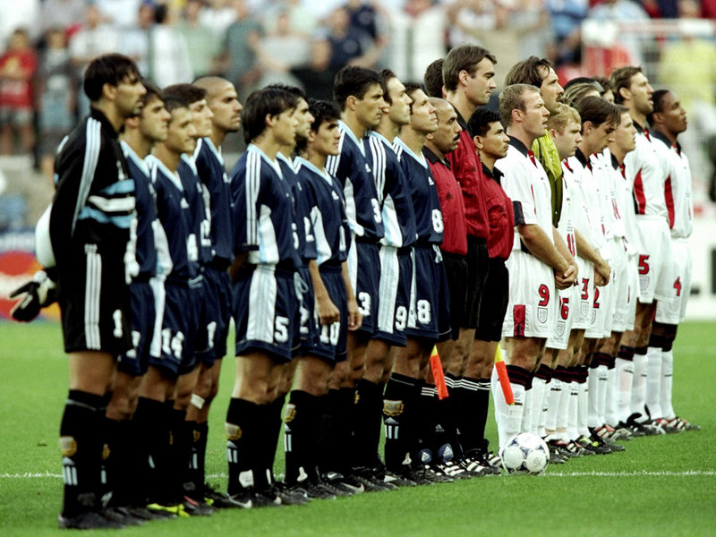 Argentina 2x2 Inglaterra 1998