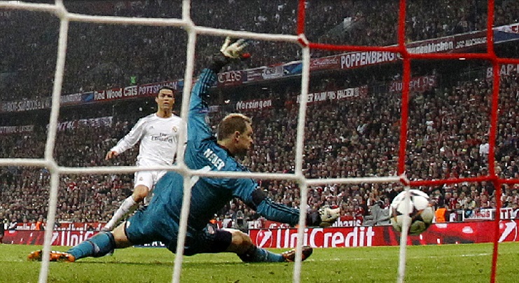 Contra o clube mais temido do mundo, o Real mostrou força e atropelou o Bayern em plena cidade de Munique: 4 a 0.