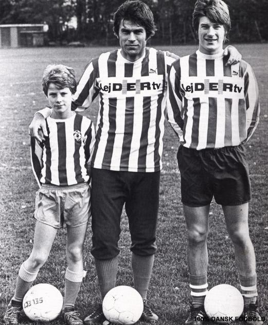 Brian, Finn e Michael Laudrup.