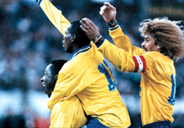 Rincón, Asprilla e Valderrama: os expoentes do Dorado Colombiano.