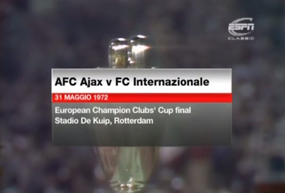 abertura Ajax x Inter 1972