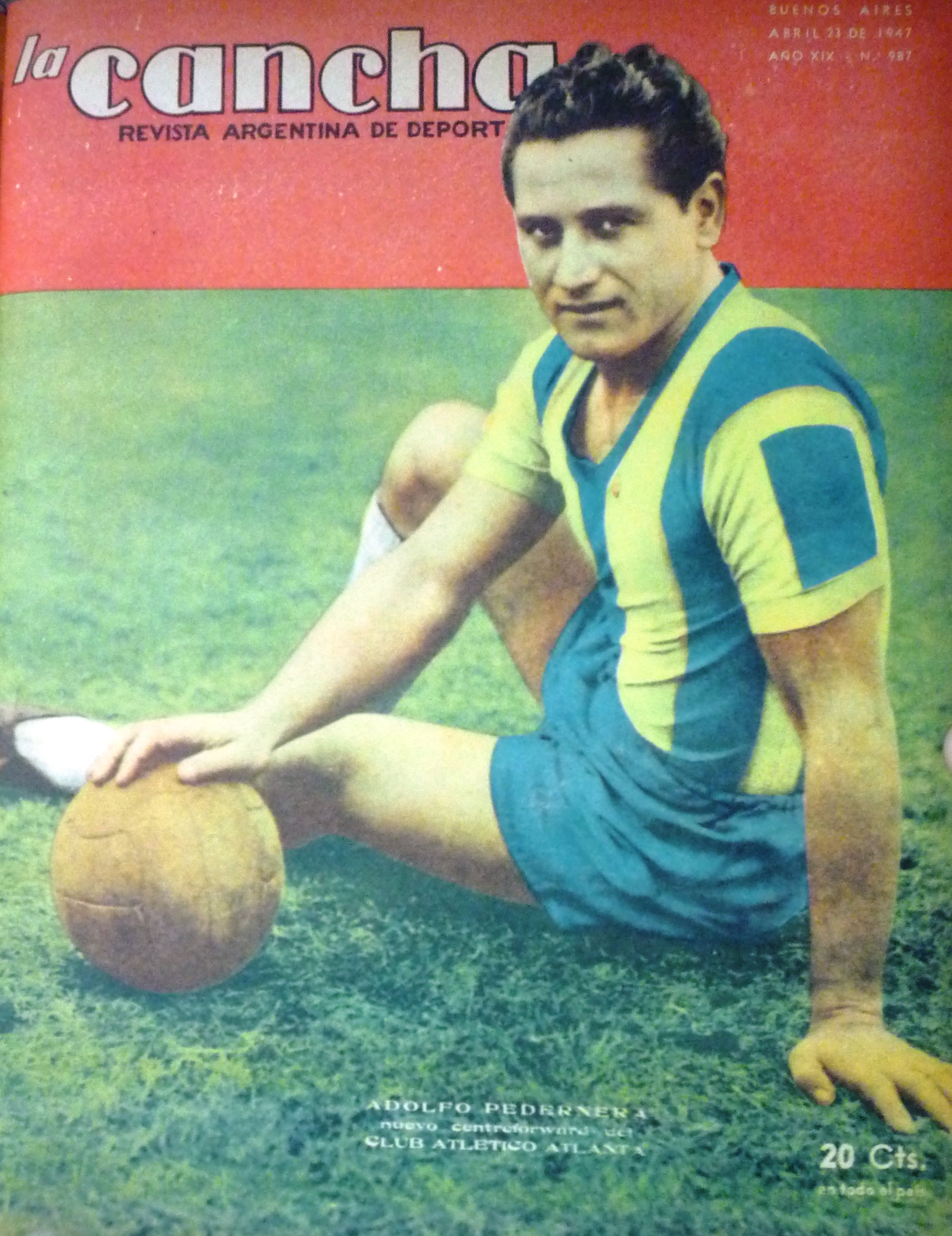 Com a camisa do Atlanta, em 1947.