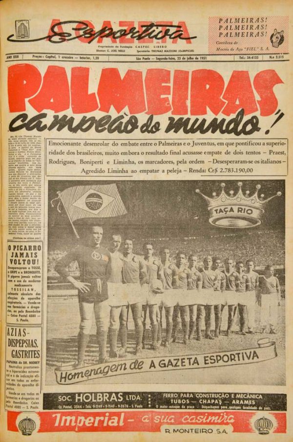 Mundial de Clubes - Primórdios, História e Campeões - Imortais do