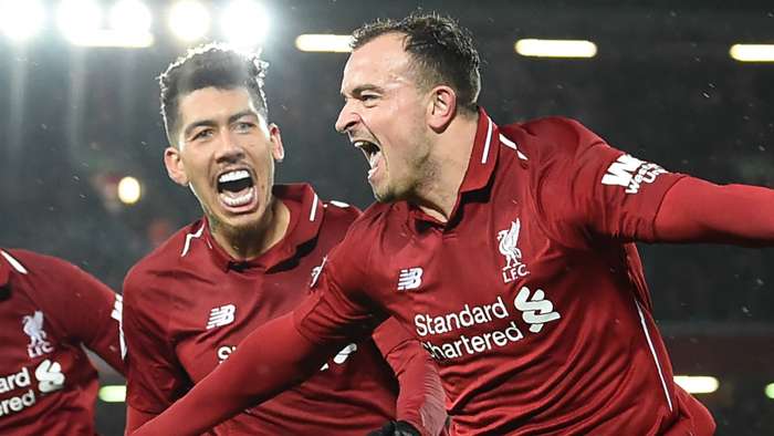 Pintura de rua do rei egípcio Salah aparece em Liverpool